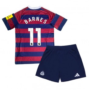 Newcastle United Harvey Barnes #11 Borta Kläder Barn 2024-25 Kortärmad (+ Korta byxor)